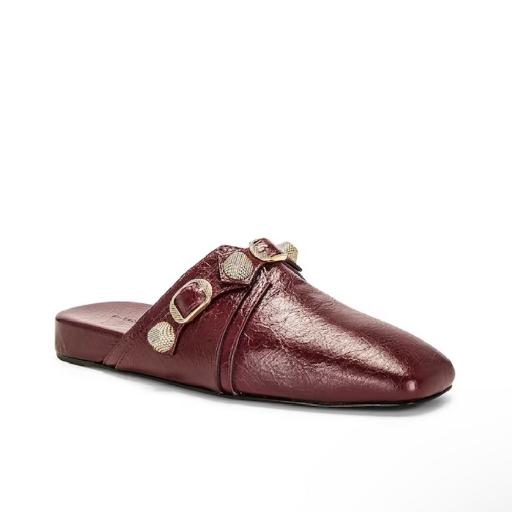 Balenciaga Cozy Cagole leather mules